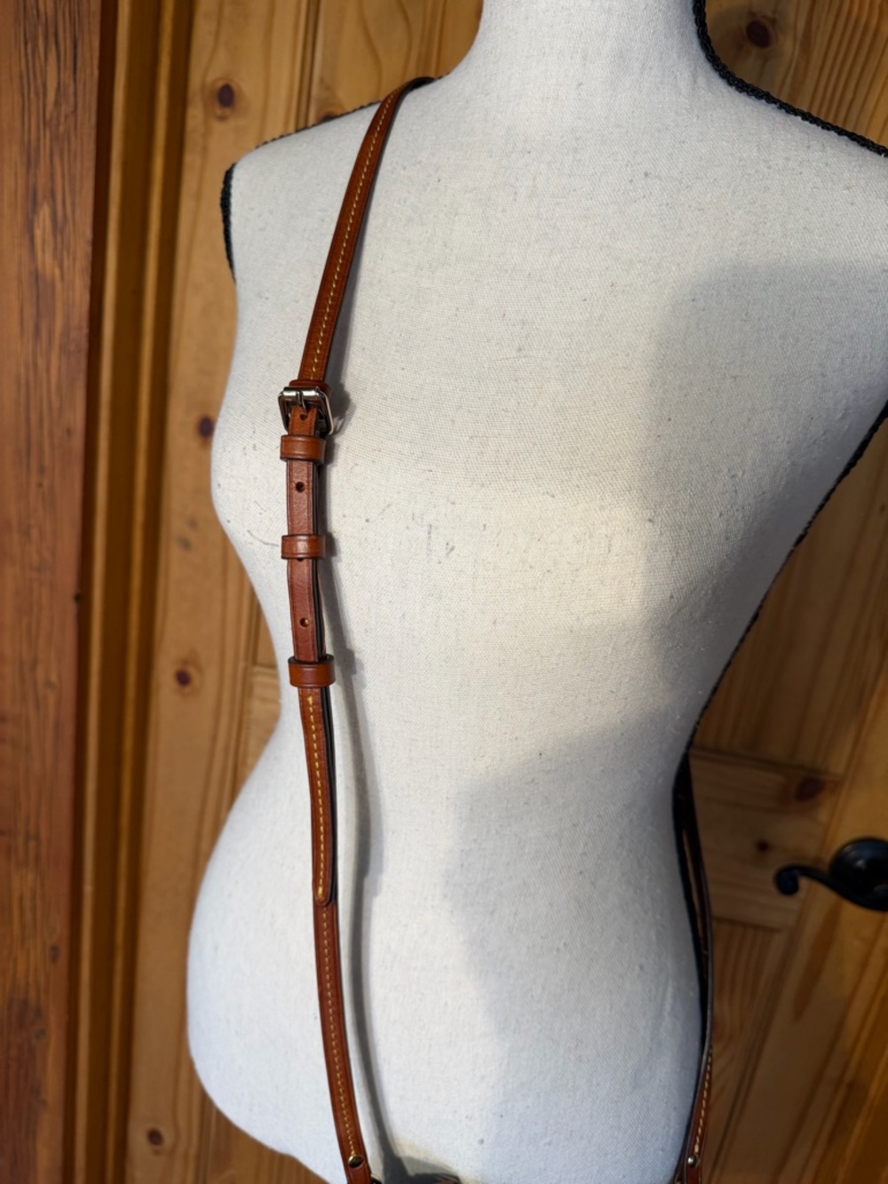 Dooney & Bourke Black Nylon North South Triple Zip Crossbody w/Leather Trim - Picture 3 of 6